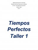 Presente perfecto y presente perfecto continuo