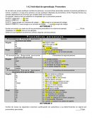 Actividad de aprendizaje: Morfología y sintaxis