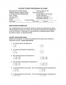 Prueba Escrita de Matemáticas (s/r)