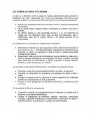 LEY FEDERAL DE RADIO Y TELEVISIÓN