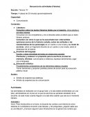 Secuencia de actividades (Fabulas)