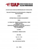 LA CRISIS DEL COMERCIO INTERNACIONAL COMO RESULTADO DE LA PANDEMIA “COVI19”