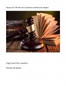 Ensayo de 160 años de la primera sentencia de amparo