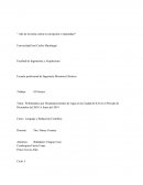 Problematica del agua en la ciudad de ilo