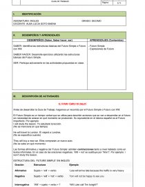 FUTURO SIMPLE EN INGLES. Página 1