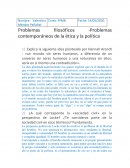 Problemas filosóficos -Problemas contemporáneos de la ética y la política