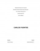 Biografia de Carlos Fuentes. Reseña de "Aura"