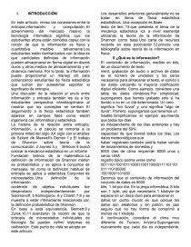 Entropía,información y computación. Página 1