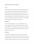 DIMENCIONES DEL SER HUMANO