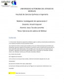 Ejercicios de cadenas de markov