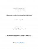 Cuadro de análisis: productos y servicios que contemplan cada una de las P’s