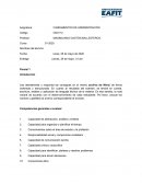 FUNDAMENTOS DE ADMINISTRACIÓN . Ficha
