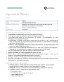 Ingenieria de metodos caso aplicado. Cálculo del tiempo de ciclo