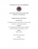 LA VISIÓN DE UNESCO EN RELACIÓN A LA EDUCACIÓN INCLUSIVA Y LAS DISCAPACIDADES