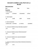 EL MALTRATO DE LA MUJER