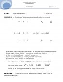 PROBLEMA 1.- Considere el sistema de ecuaciones lineales