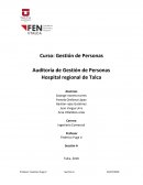 Auditoria hospital de talca