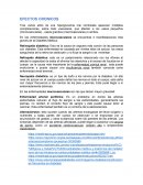 EFECTOS CRONICOS DIABETES