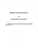 PROYECTO DE LA RED DE ELECTRIFICACIÓN PARA EL FRACCIONAMIENTO “LOS ACANTOS” LOCALIZADO AL SUR DE FRACCIONAMIENTO MAGUEYES EN MAZATLAN, SINALOA