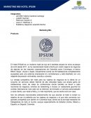 Marketing mix Hotel IPSUM