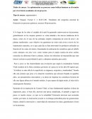 La optimización en procesos como belleza humana en el transito por el territorio académico de mi proyecto