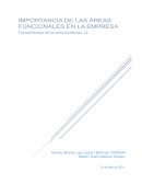 Importancia de las áreas funcionales de una empresa