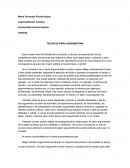 Técnicas Para Argumentar