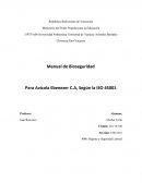 Manual de Bioseguridad. PNF: Higiene y Seguridad Laboral