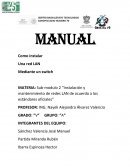 MANUAL Como instalar Una red LAN Mediante un switch