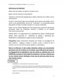 Definiciones de Publicidad