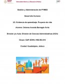 Gestión y Administración de PYMES Desarrollo Humano U3. Evidencia de aprendizaje. Proyecto de vida