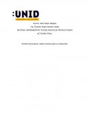 MATERIA: HERRAMIENTAS TECNOLOGICAS DE PRODUCTIVIDAD