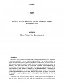 Políticas fiscales adoptadas por los diferentes países latinoamericanos