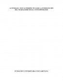 NUEVAS PERSPECTIVAS DE LA INTERVENCIÓN DEL TRABAJADOR SOCIAL CONTEMPORÁNEO