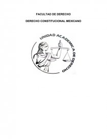 DERECHO CONSTITUCIONAL MEXICANO.. Página 1
