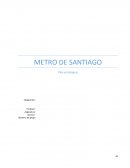 METRO DE SANTIAGO Plan estratégico