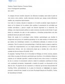 Comentario psicología del aprendizaje