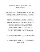 ESTUDIO DE DESARROLLO DE LA ING BIOQUIMICA Y SU ESTADO ACTUAL