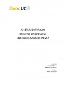 Análisis del Macro entorno empresarial utilizando Modelo PESTA