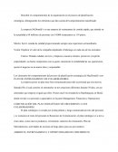 Administracion estrategica McDonald’s