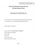 Ciudad y violencia. Territorialidad y apropiación del espacio público de la “Trinchera Norte” en Lima Metropolitana desde 2000 hasta 2019