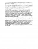 Cuál es el impacto del desarrollo de las tecnologías de la información en el planteamiento de las estrategias de mercadeo?