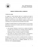 UNIDAD I INTRODUCCIÓN AL DERECHO
