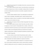 ANALISIS SOBRE INVESTIGACION EN COMUNIDADES