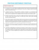 POLITICAS SOSTENIBLES TURISTICAS. PRODUCTO TURISTICO: VIRU