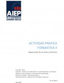 Organización de un texto no literario