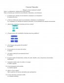Cuestionario ciencias naturales, coordinación y defensa del cuerpo humano