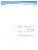 EA4. Foro: Modelos de calidad