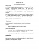 PLAN DE TRABAJO “EVENTO DE LA EMPRESA WAYAYO”