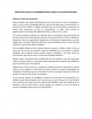 Síntesis entre el tema: “La sensibilidad externa e interna” y la carrera de educación